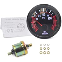 AKDSteel Barra de Aumento de Lente de Humo de 2&quot-52 mm-Temperatura del Agua-Temperatura del Aceite-presión del Aceite…